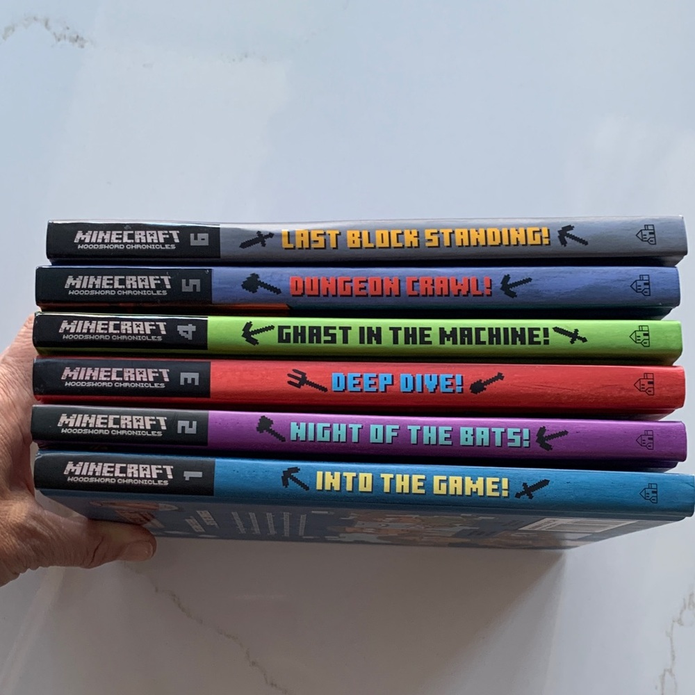 6 Minecraft Book Set 1-6. All 6 inc.